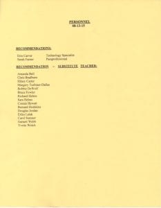 New Staff hired on August 13 