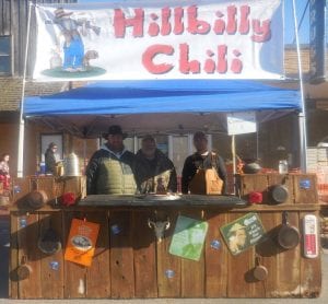 Hillbilly Chili's hillbillies Brian Byess, Bobby Garren and Donny Byess