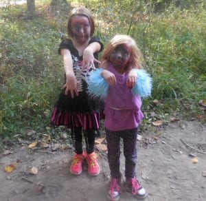 Zombie-somethings Ruby and Violet